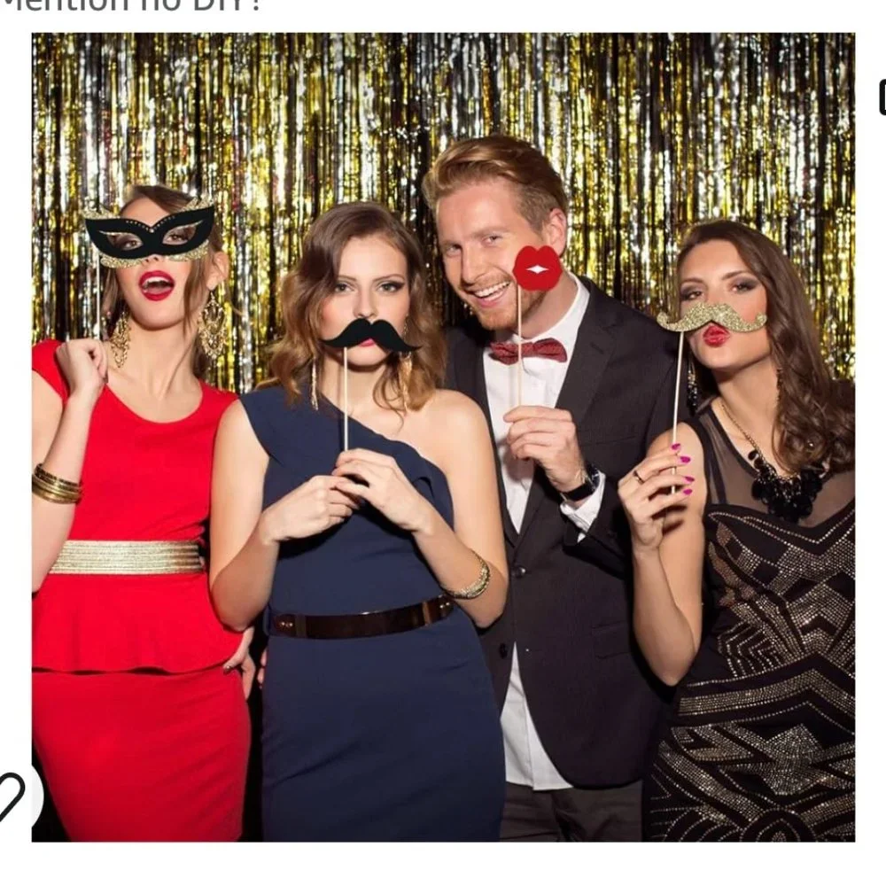 50th Birthday Photo Booth Props/wall decor - Set of 30
